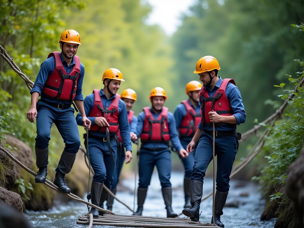 Corporate team building Dubai outdoor adventure challenges