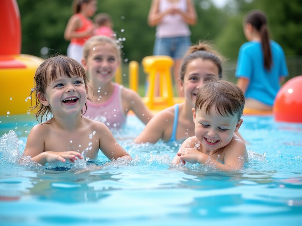 Family splash zones Dubai toddler water play safe